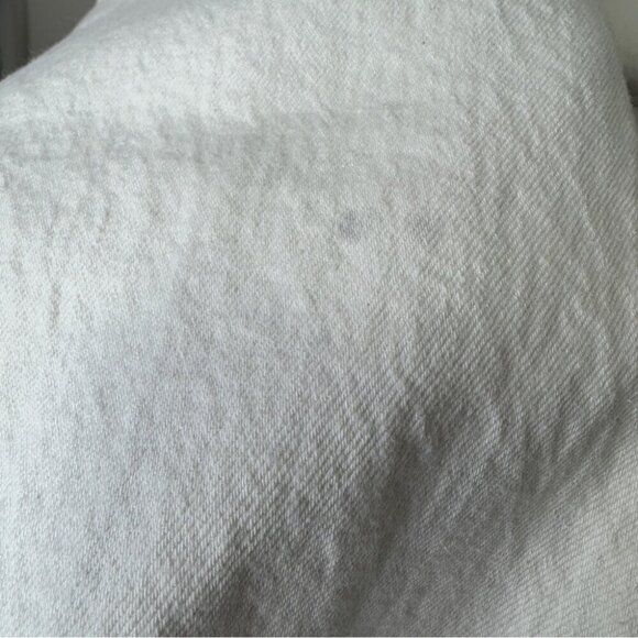 Abercrombie & Fitch Curve Love Mid Rise Baggy Jean Cream Plus Size 34 18 - Picture 4 of 14